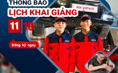 Thông báo lịch khai giảng các lớp nghề tháng 10