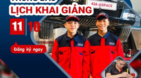 Thông báo lịch khai giảng các lớp nghề tháng 10