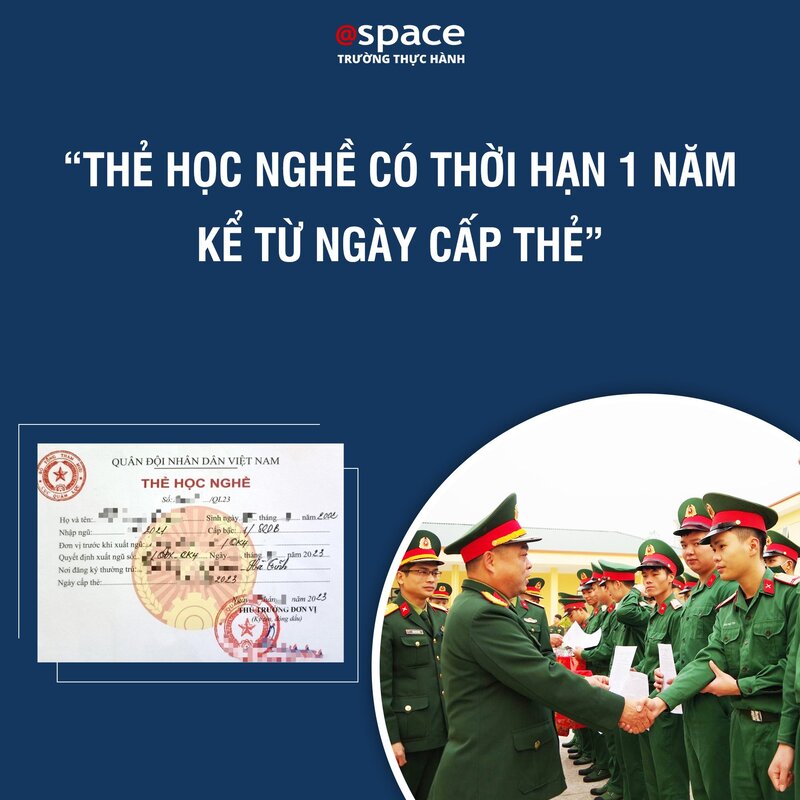 giá trị của thẻ học nghề bộ đội xuất ngũ