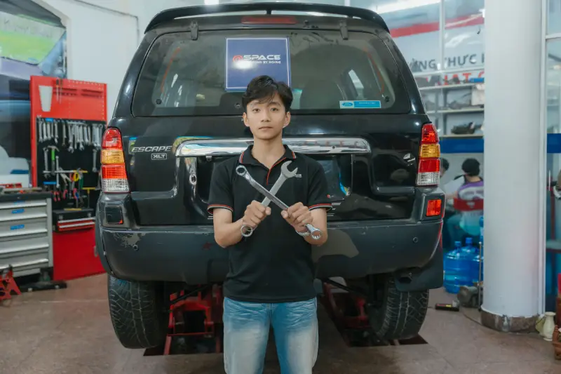 Bộ đội xuất ngũ học nghề ô tô tại Aspace (1)