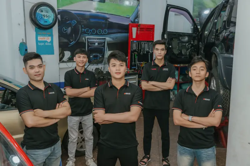Bộ đội xuất ngũ học nghề ô tô tại Aspace (3)