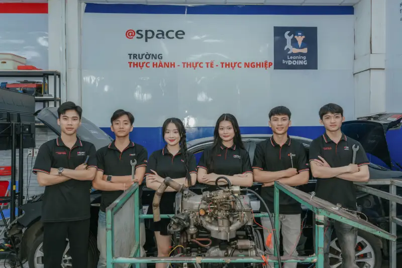 Các khóa học nghề ô tô cho bộ đội xuất ngũ tại Aspace (11)