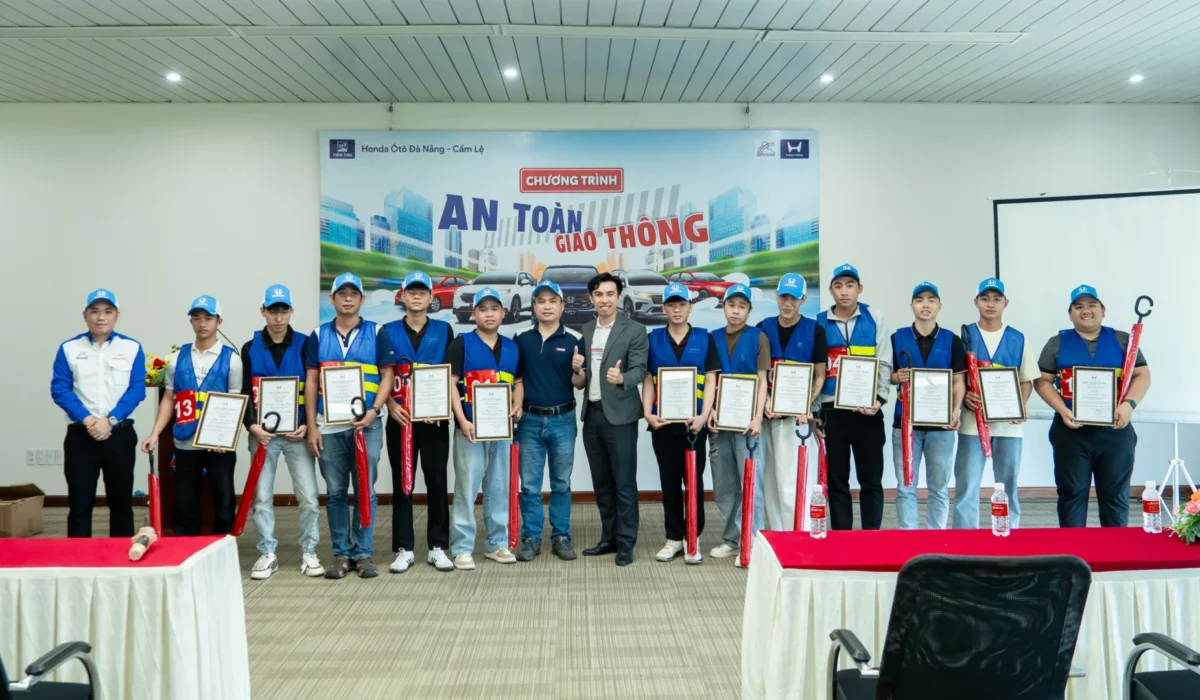 Chương Trình Tập Huấn An Toàn Giao Thông Do Honda Ô Tô Tiến Thu Tổ Chức DSC08748